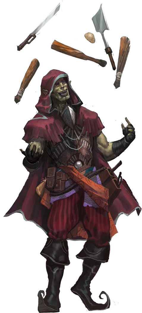 M Half Orc Bard Juggler Fantasy Heroes, Fantasy Rpg, - Half Orc Juggler (596x1088), Png Download