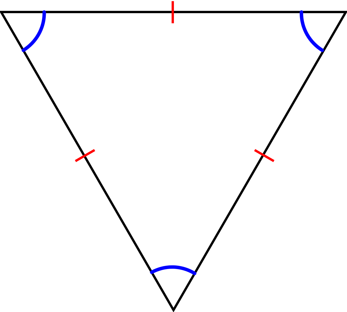 Svg Wikipédia - Equilateral Triangle (533x480), Png Download