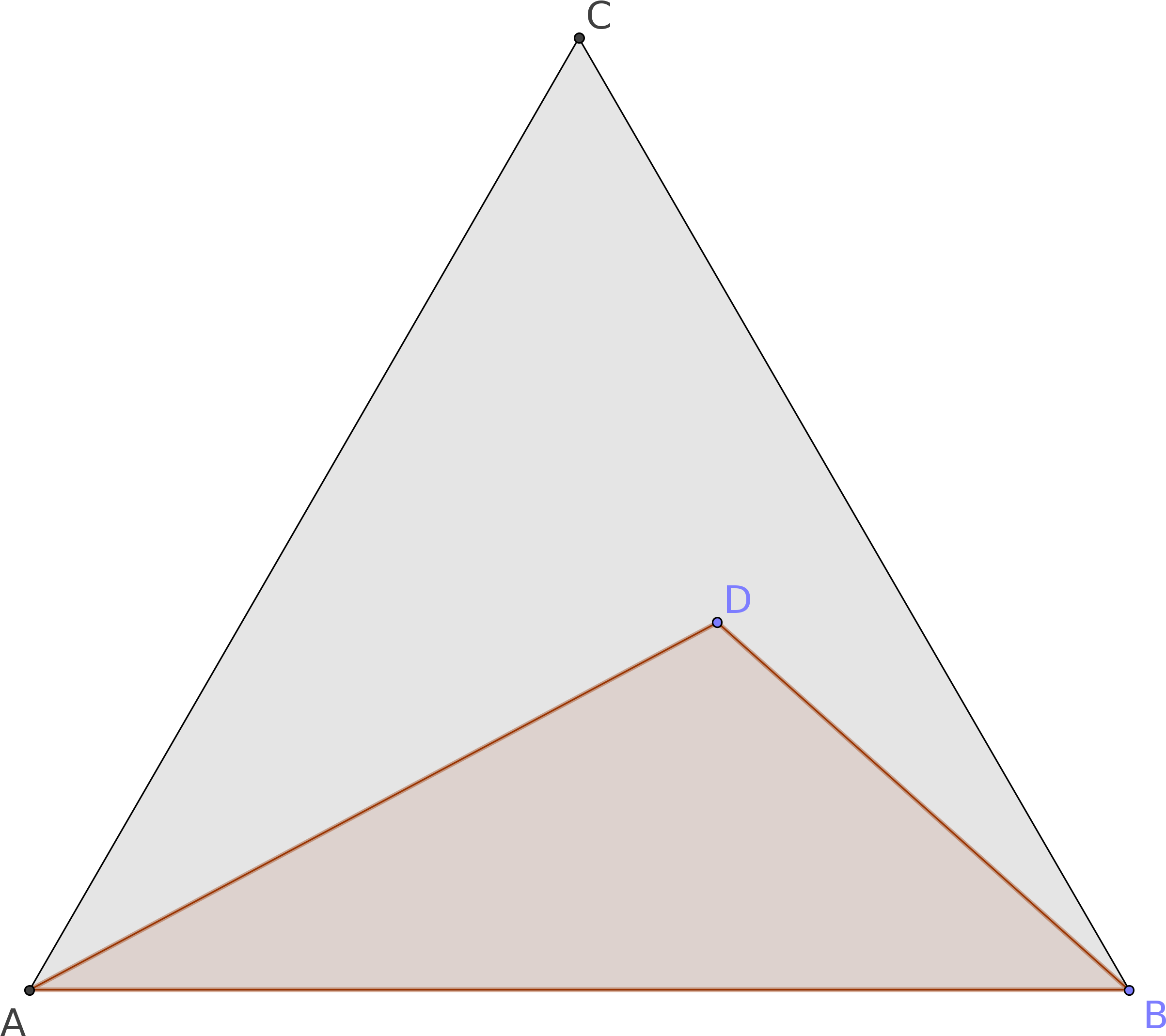 Geometry A Conjecture About A Circle Bound To Any Triangle - Triangle (4283x2893), Png Download