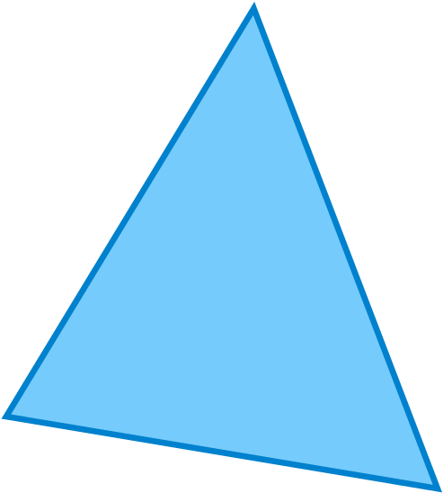 En, Equilateral, Isosceles, Math - Illustration Of A Triangle (500x556), Png Download