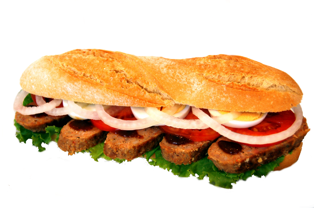 Meatball Sandwich (1000x1000), Png Download
