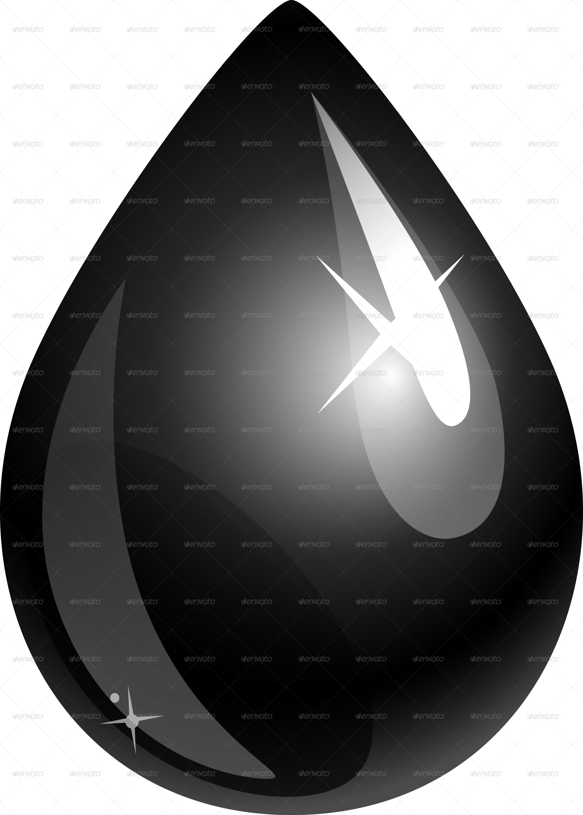 Clip Art Royalty Free Download And Petroleum Drops - Black Oil Droplets (2017x2818), Png Download