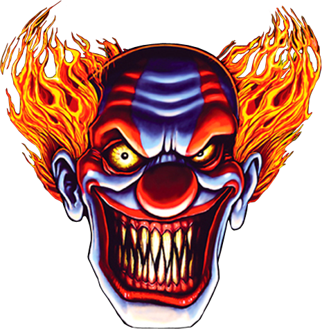Monster-192 - Clown Sticker (465x476), Png Download