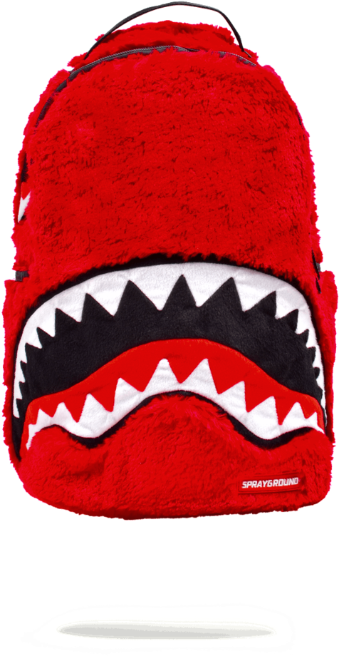 Sprayground- Fur Monster Backpack - Sprayground Camo Destroy Shark Backpack (802x1023), Png Download