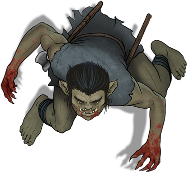 Art - Orc Token Roll 20 (400x397), Png Download
