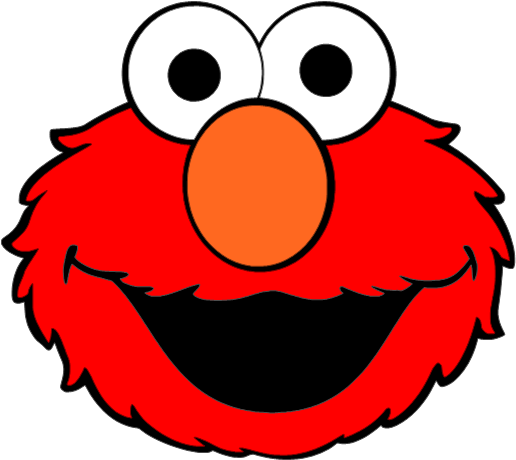 Elmo Clip Art Free Good Quality Clipart Panda - Elmo Face (536x481), Png Download