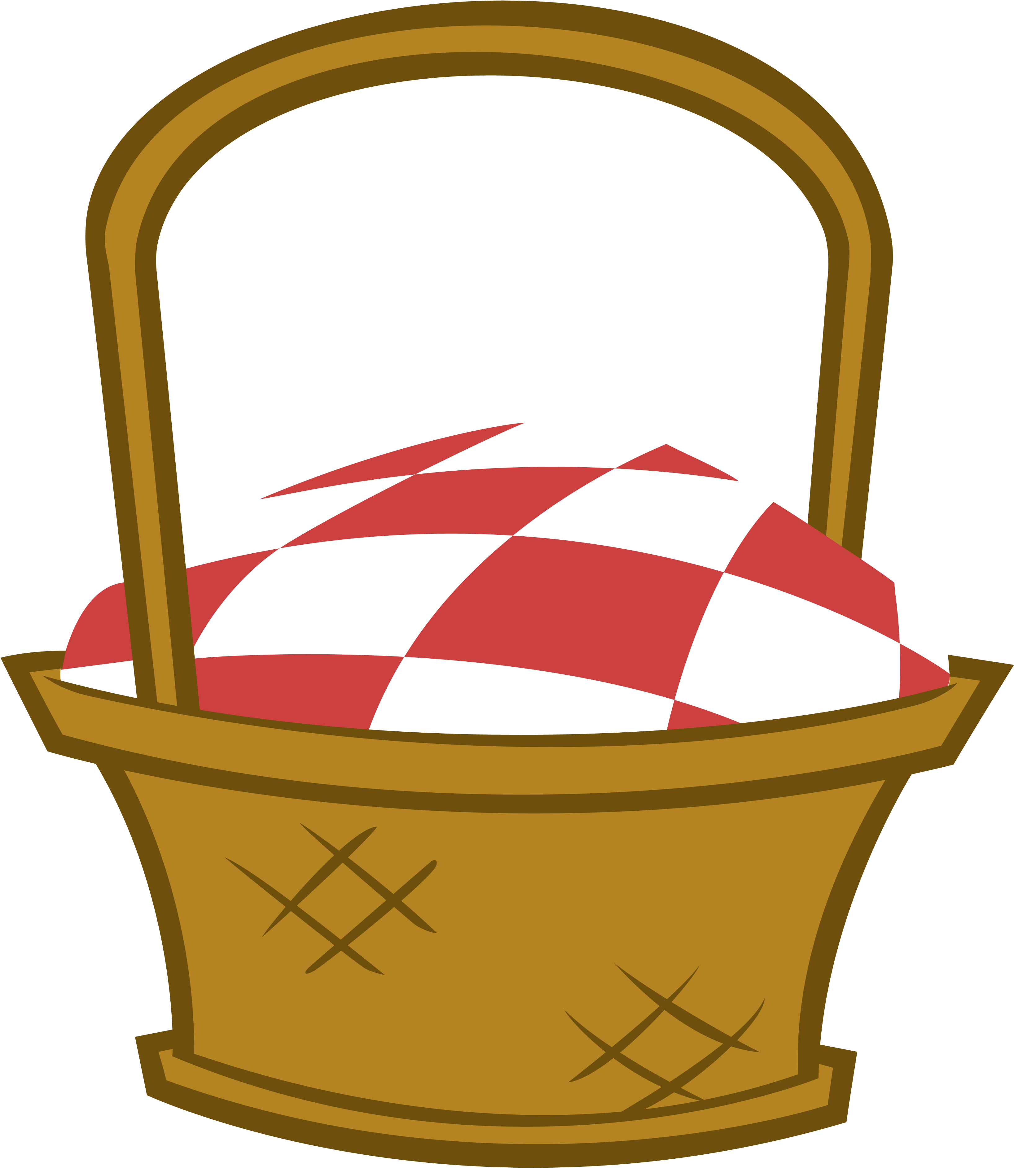 Graphic Free Stock Blanket Clipart Panda Free Images - Picnic Basket Clipart Png (3500x4000), Png Download