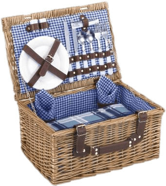 Kitchenware - Wicker Pic Nic Basket (564x423), Png Download