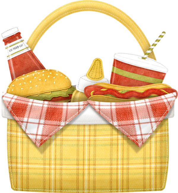 Picnic Baskets - Picnic (600x652), Png Download