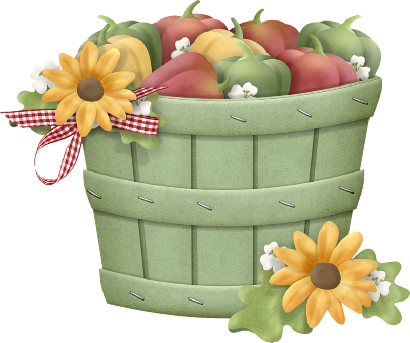 Farmer's Market Collection - Harvest Autumn Clip Art (800x670), Png Download