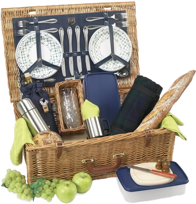 Picnic Baskets - Picnic Basket (765x783), Png Download