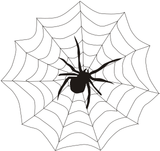 Spider Web Large 900pixel Clipart Spider Web Design - Spaß-glückliche Halloween-spinne Mit Netz Kissen (636x900), Png Download