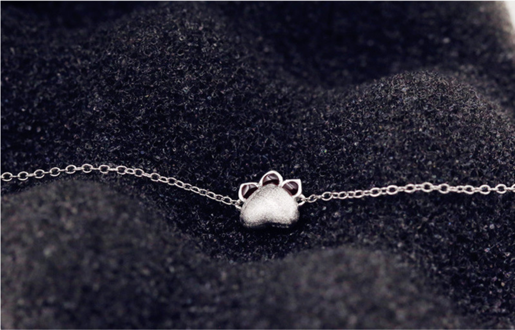 Missmeowni Bracelets Shining/silver / Onesize Cat Paws - Cute 925 Sterling Silver Cat Claw Bracelet Female Beauty (1024x1024), Png Download