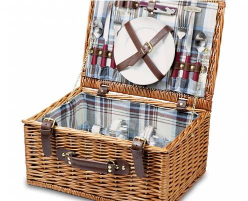 Bristol Picnic Basket - Picnic Basket For 2 (620x400), Png Download