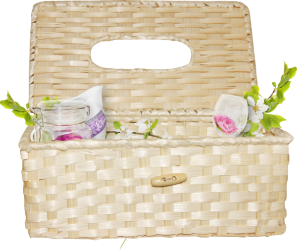 Picnic Baskets - Box (600x507), Png Download