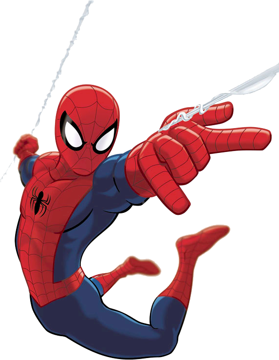 Spider Web Clipart Spider Man's - "ultimate Spider-man" (2011) (572x752), Png Download