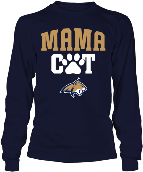 Mama Cat Paw Montana State Bobcats Shirt - Jerome Bettis - Infinite Heart Unisex Long Sleeve (600x600), Png Download