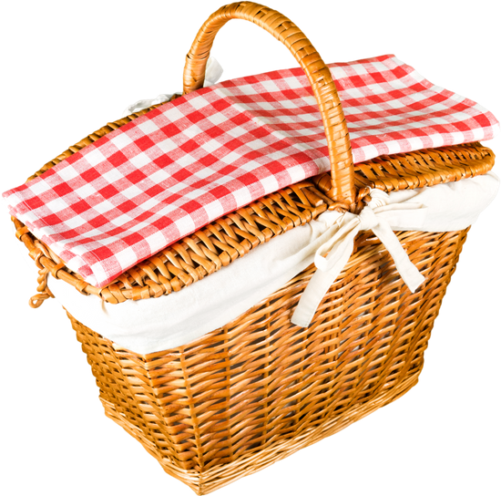 Picnic Blanket Png Images Royalty Free - Picnic Basket (550x544), Png Download