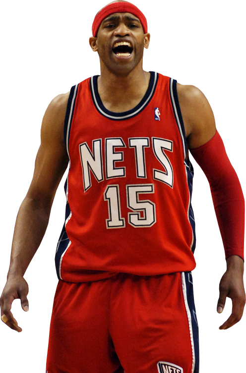 Vince Carter Photo Carter - New Jersey Nets (496x753), Png Download