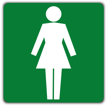 Download Women's Restroom Signs PNG Image with No Background - PNGkey.com