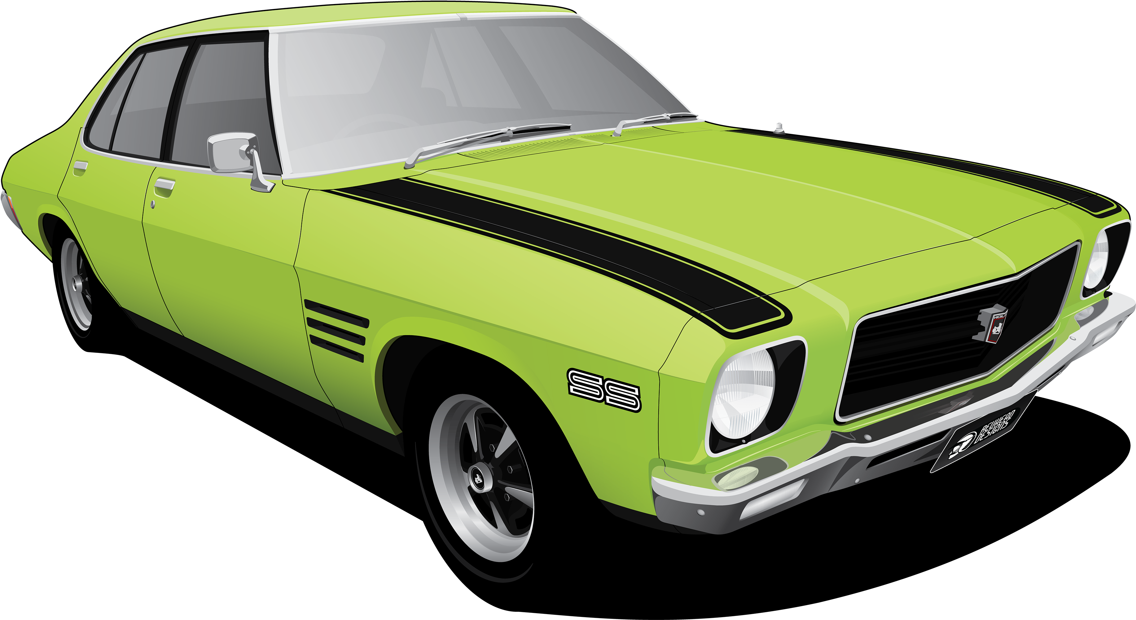 Car Drawing Png Clipart - Holden Png (3840x2160), Png Download
