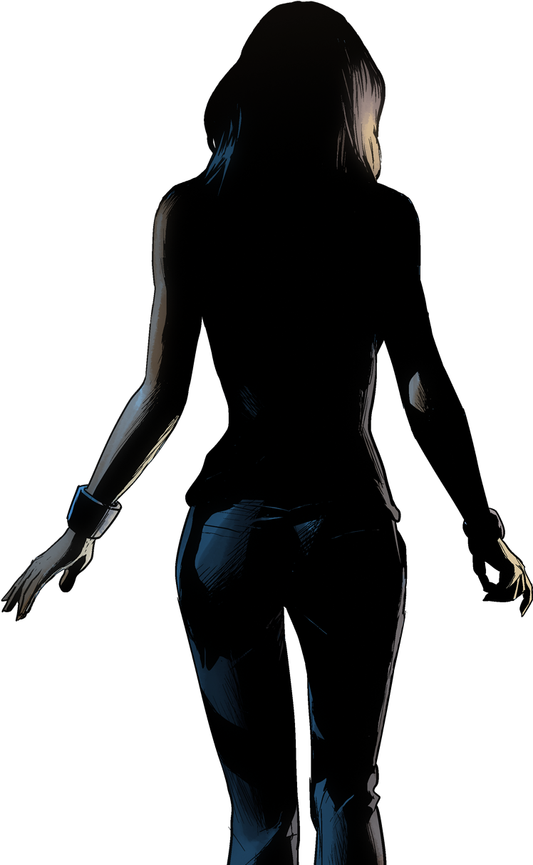 Silhouette Of A Girl No Background (1440x1280), Png Download