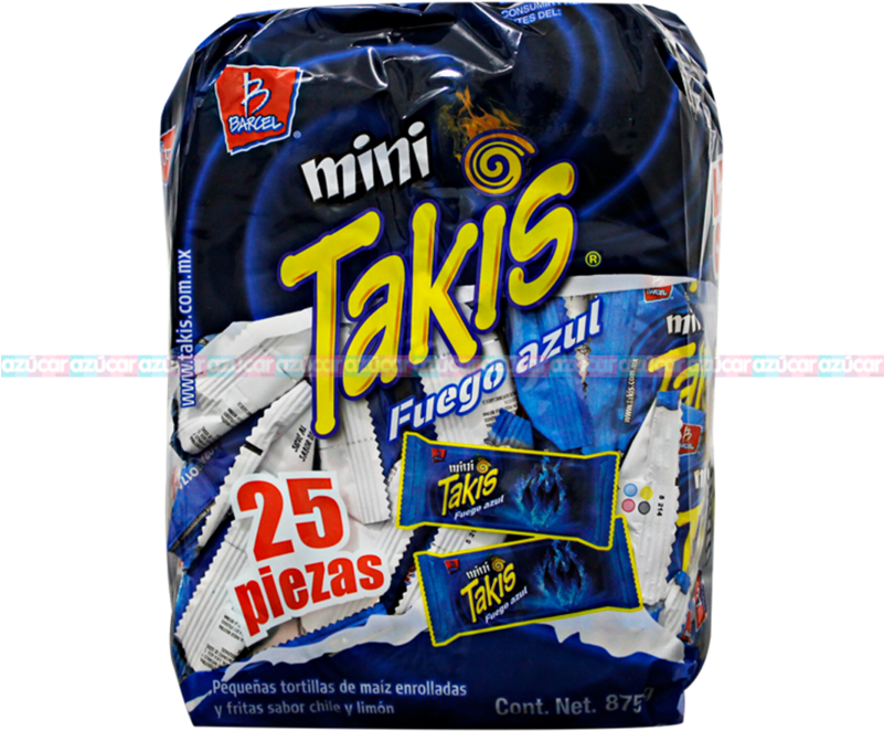 Mini Takis Fuego (25 Bags-1.2oz) (400x400), Png Download