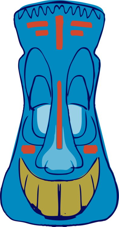 Cuisine Of Hawaii Tiki Bar Hawaiian Computer Icons (393x750), Png Download