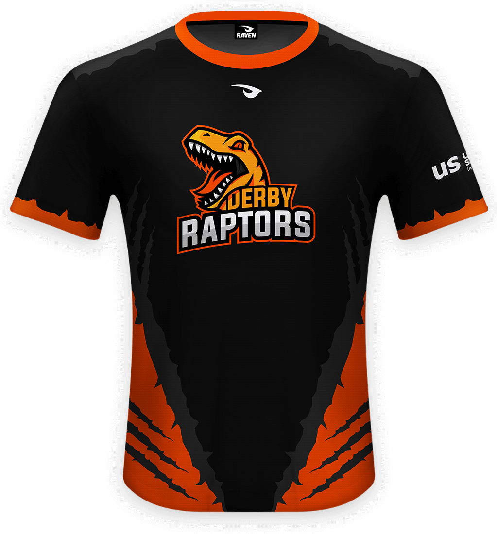Derby Raptors Jersey Esports Apparel Design Production - Product (1022x1120), Png Download