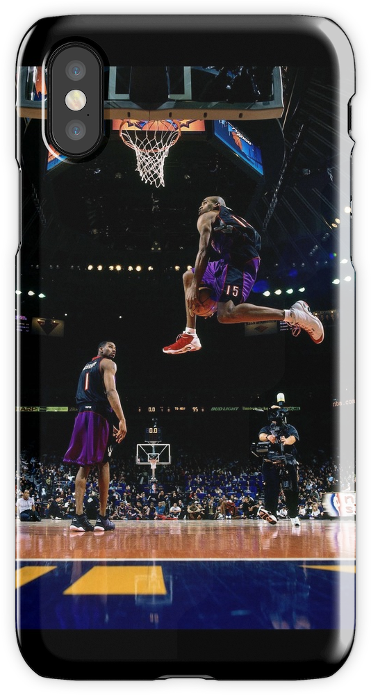 Vince Carter Iphone X Snap Case - Vince Carter Dunk (750x1000), Png Download