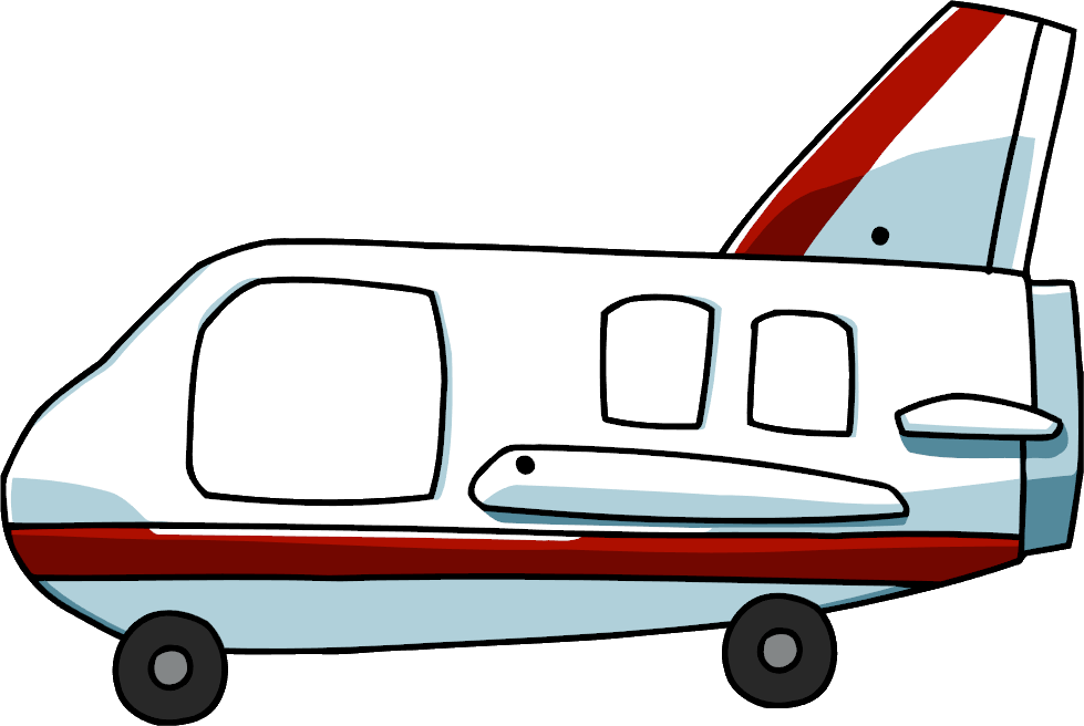 Airplane Cartoon Png Airplane With - Scribblenauts Unlimited Jet (979x656), Png Download