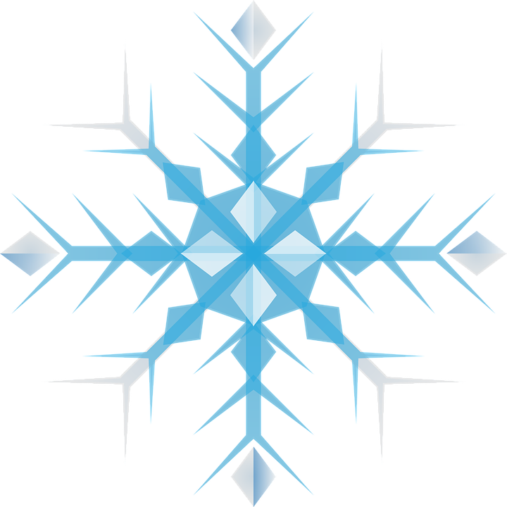Image Transparent Library Cliparts Shop Of Library - Blue Snowflake Clip Art (720x720), Png Download