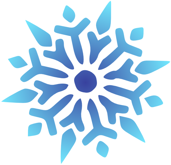 Cartoon Snowflake (600x578), Png Download
