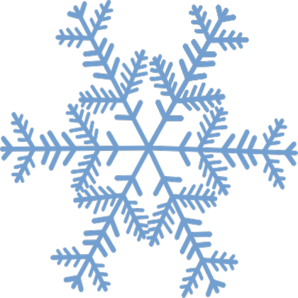 Snowflake Png Transparent Background - Snowflake With Clear Background (420x420), Png Download