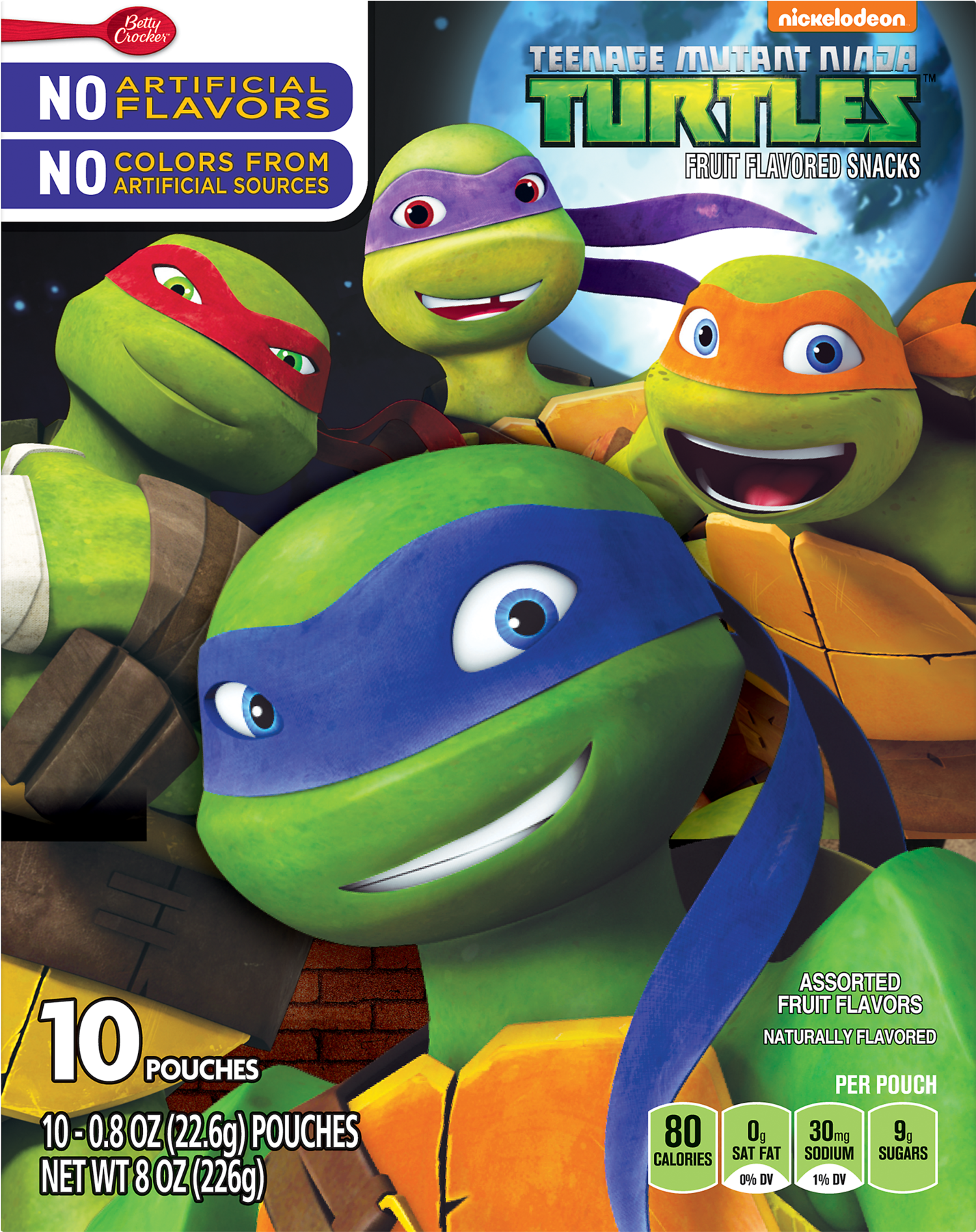 Fruit Snacks Teenage Mutant Ninja Turtles Snacks 10 - Teenage Mutant Ninja Turtles Fruit Snacks (1800x1800), Png Download