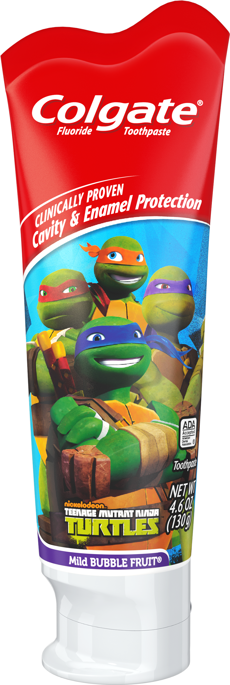 Colgate Kids Fluoride Toothpaste, Teenage Mutant Ninja - Colgate Ninja Turtles Toothpaste - 4.6 Oz Tube (2500x2500), Png Download