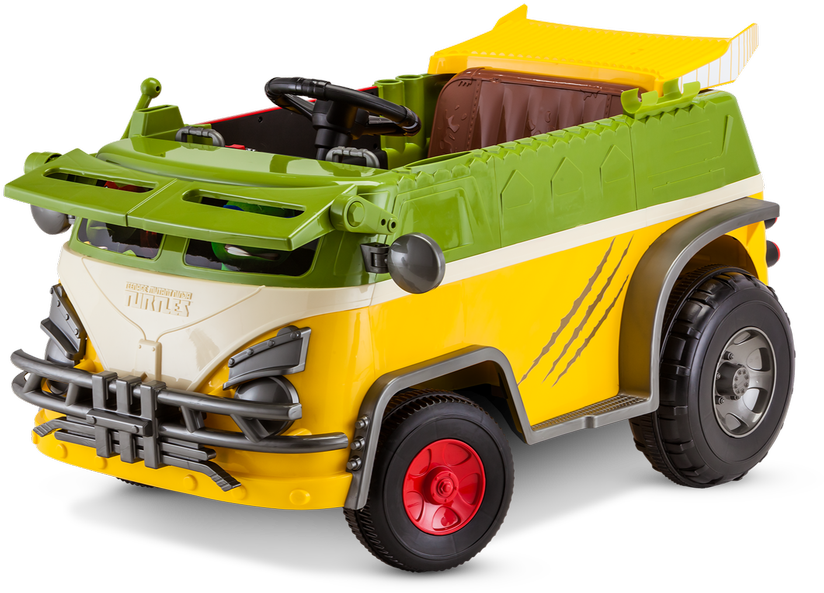 Teenage Mutant Ninja Turtles Party Wagon - Tmnt Wagon Party (900x600), Png Download