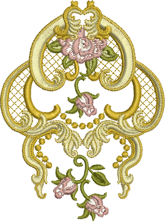 Embroidery Png Pic - Motif (560x750), Png Download