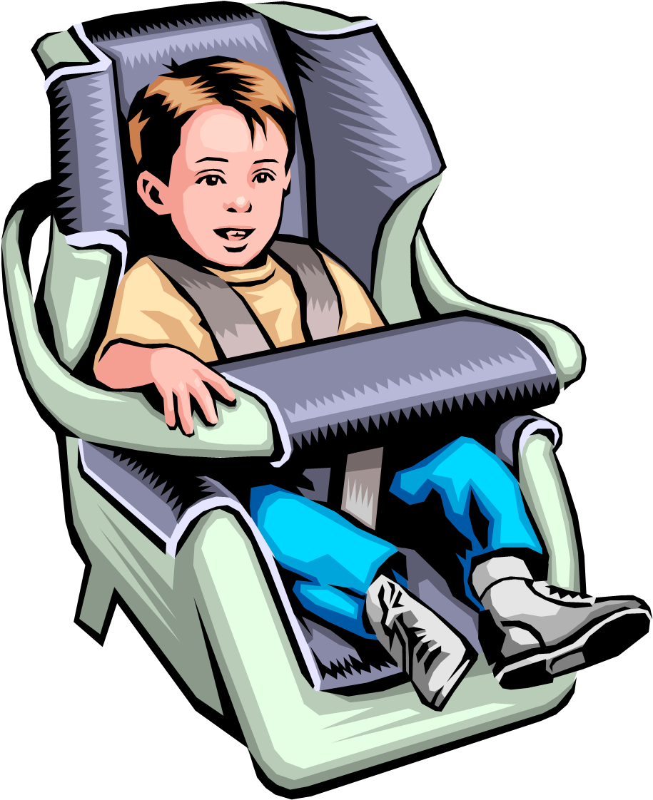 Car Seat Image Free - Boy Sitting In Car Seat (922x1138), Png Download