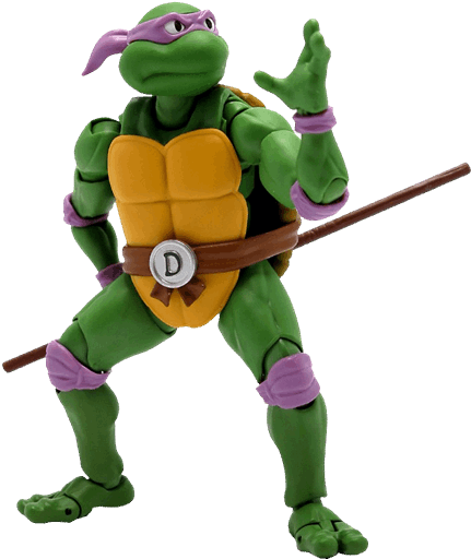 Teenage Mutant Ninja Turtles - Bandai Tmnt Donatello Sh Figuarts Action Figure (600x600), Png Download