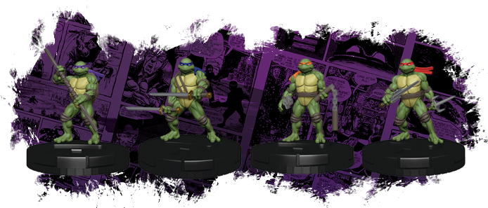 Details - Teenage Mutant Ninja Turtles Heroclix (694x297), Png Download