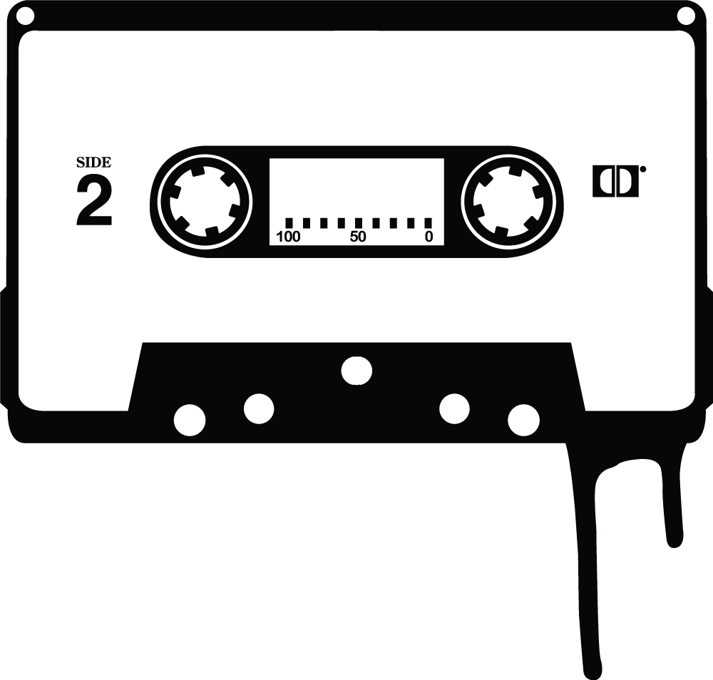 Dj - Old School Cassette Tape (1000x954), Png Download