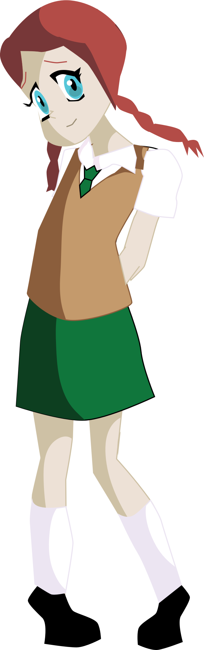 Shy Girl Icons Png - Shy Girl Clipart Png (678x2156), Png Download