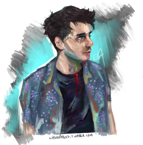 @danielhowell - Dan And Phil Watercolor (500x500), Png Download