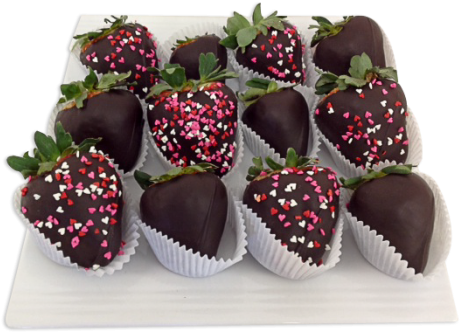 Download Transparent Chocolate Covered Strawberries PNG Image with No