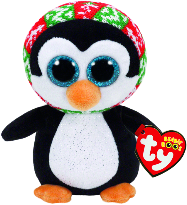 Penelope The Penguin Christmas - Penelope Penguin Beanie Boo (650x705), Png Download