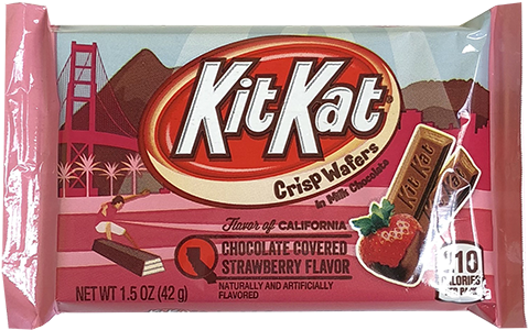 Chocolate Covered Strawberry Kit Kat Candy Bar - Chocolate Strawberry Kit Kat (500x500), Png Download