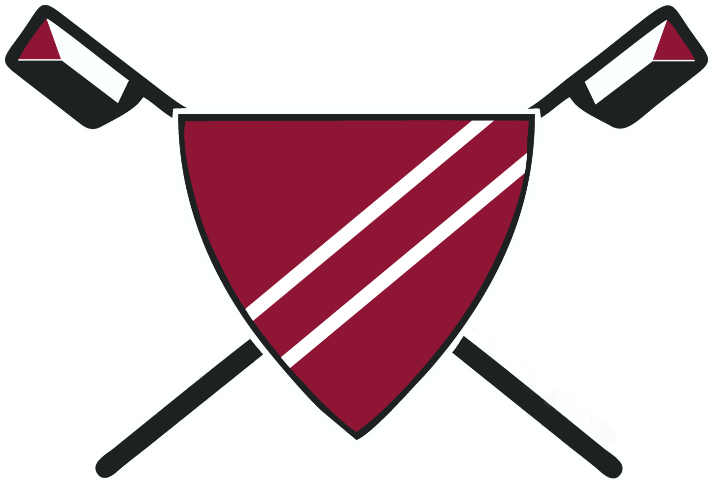 Westford Community Rowing Vector Download - Rowing Oar Clipart (1500x1049), Png Download