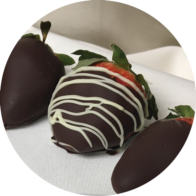 Chocolate Covered Strawberries - Chocolate (681x681), Png Download