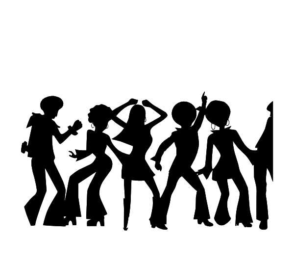 School Package Dj Service Sound And Dance Floor Lighting - Dancing Shadow Png (600x540), Png Download